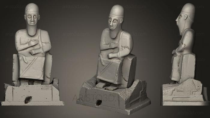 Egyptian statues and reliefs (STKE_0028) 3D model for CNC machine